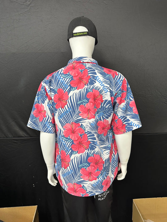 120GSM Milk Silk Sport Polo Shirt Full Button (Full Dye Sublimation) #USA500075