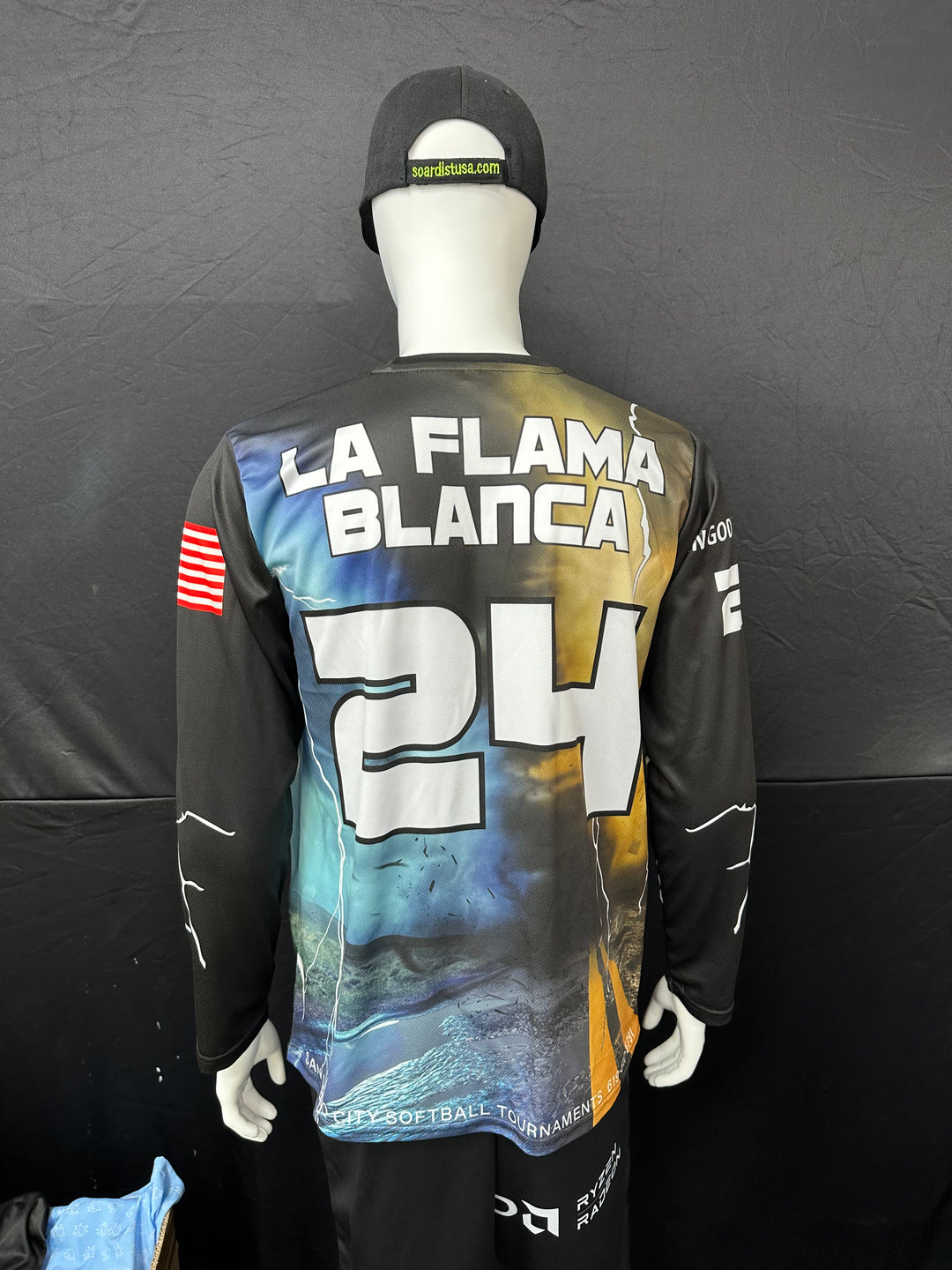 150GSM Mesh Jersey Long Sleeve Crew Neck (Full Dye Sublimation)#500003