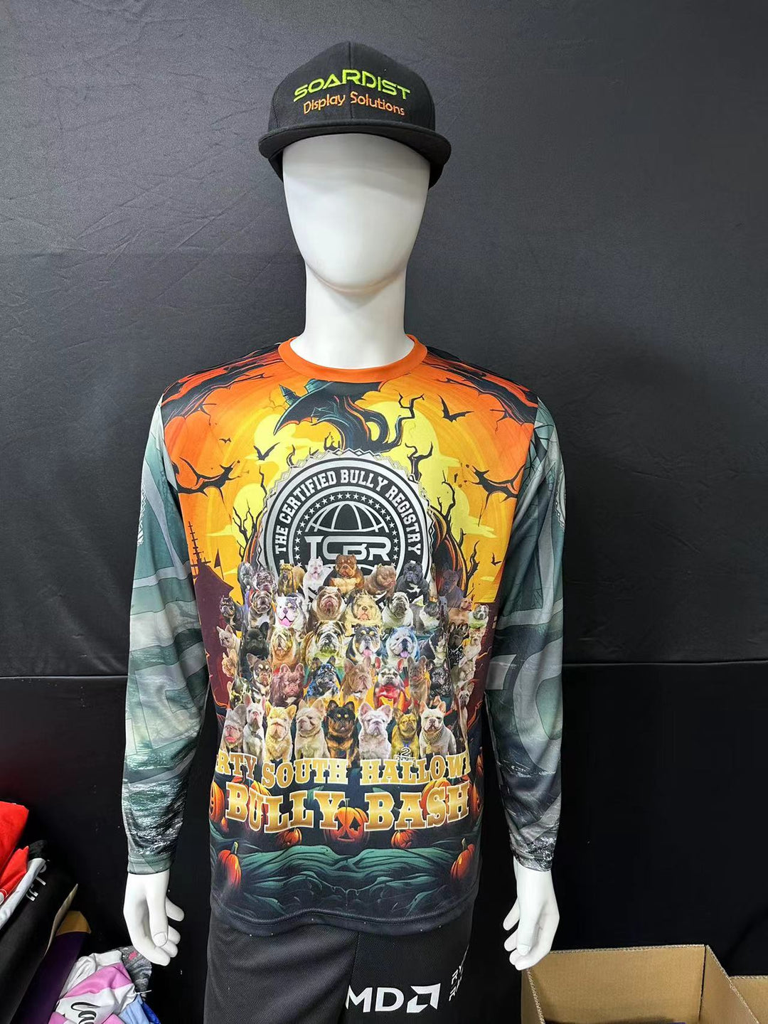 120GSM Milk Silk Long Sleeve Crew Neck (Full Dye Sublimation)#500041