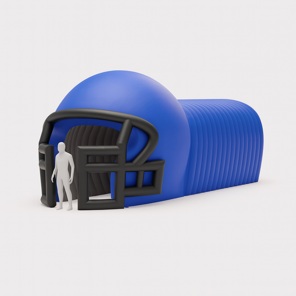 custom inflatable football helmet Custom Inflatable Football Tunnel – SOARDISTUSA