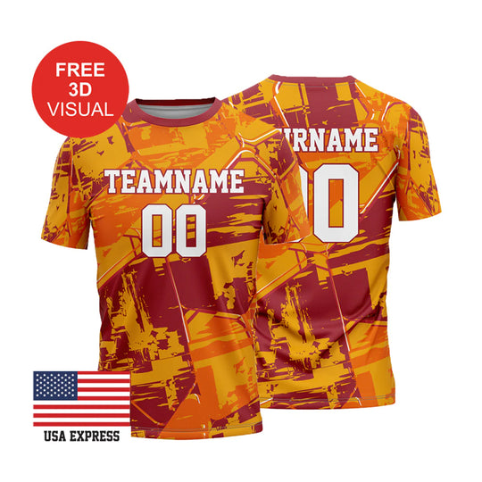 120GSM Milk Silk Short Sleeve Crew Neck (Full Dye Sublimation) #USA500040