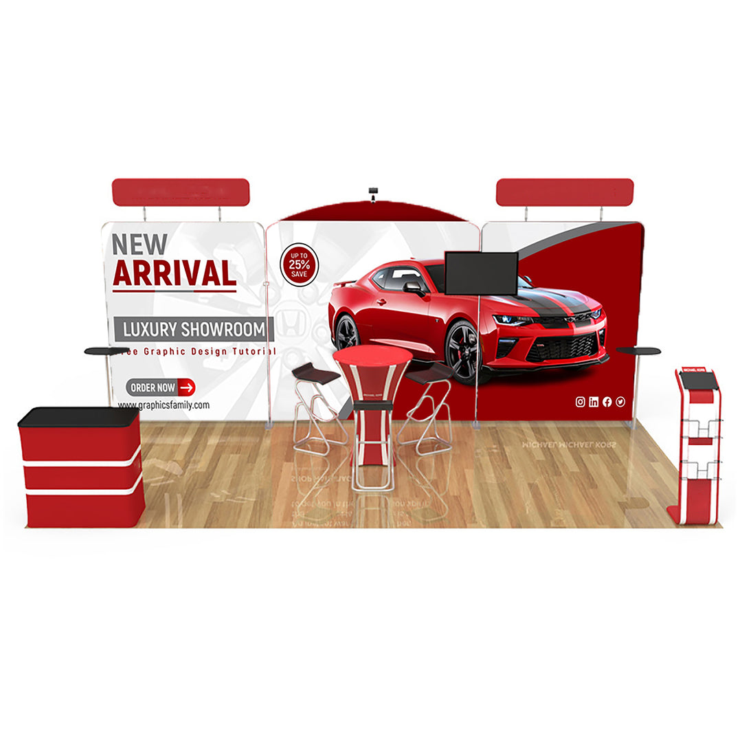 Kits premium de feria comercial de 20' n.º 4