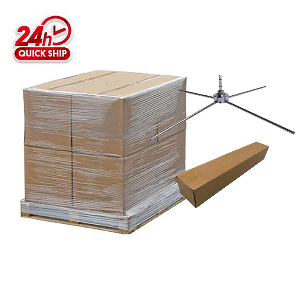 250 kits de postes de 12' con estaca de tierra/ 48'' x 48'' x 48'' / 1020 lb/1 tarima