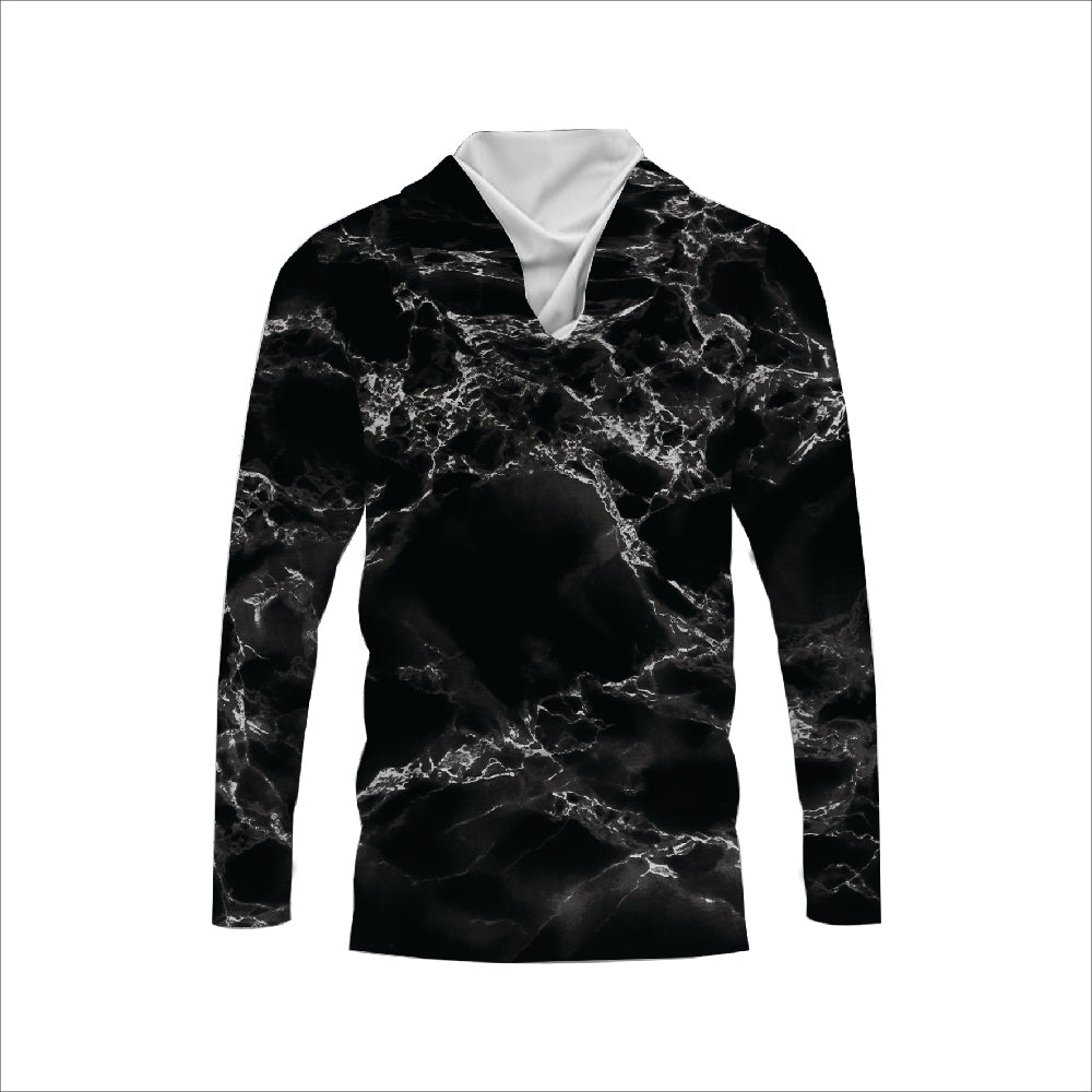 GRS/SPF 50+ 150 GSM Fishing Long Sleeve Hoodie T-Shirt -Stock Patterns #500132