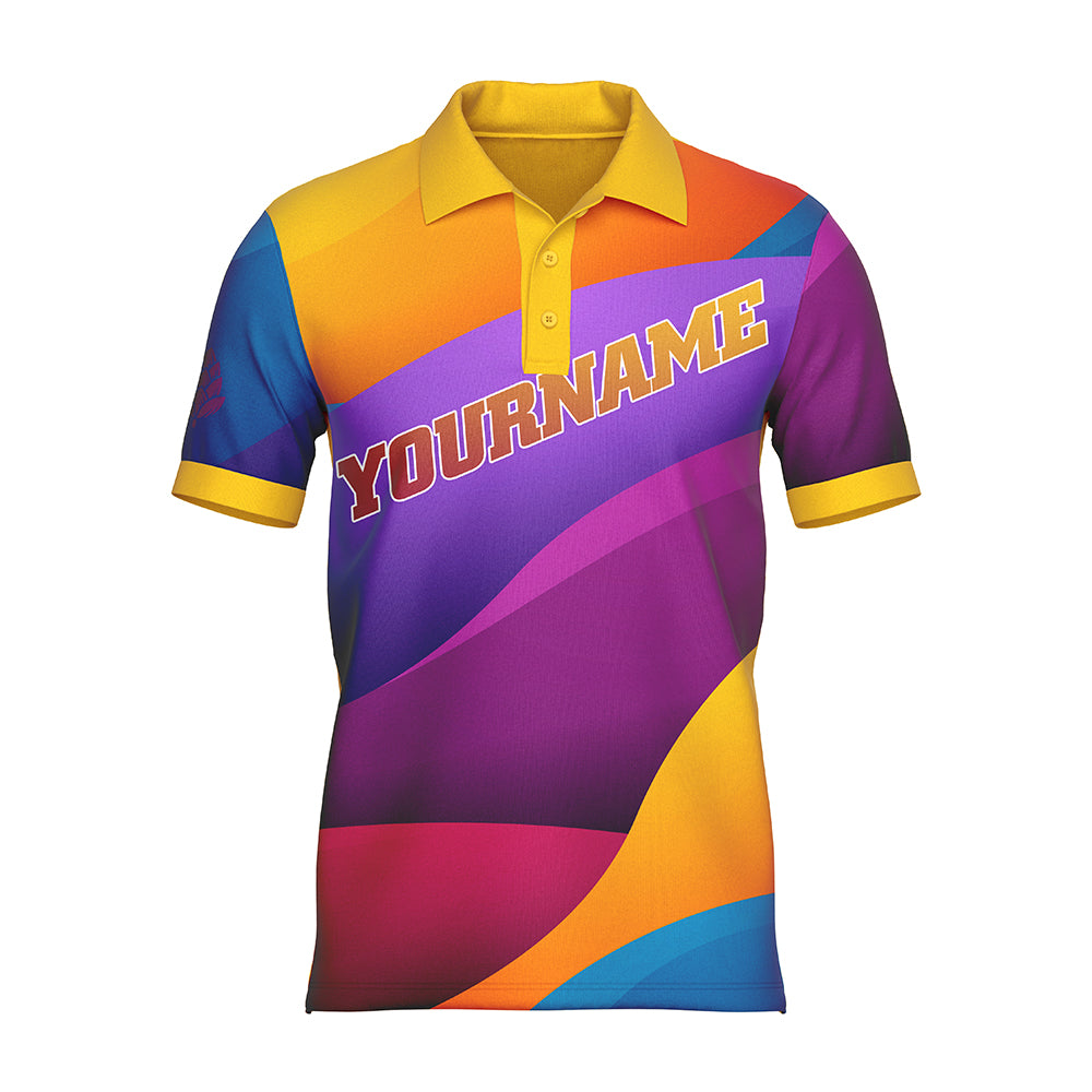 120GSM Milk Silk Sport Polo Shirt Full Dye Sublimation 500045 Soardist