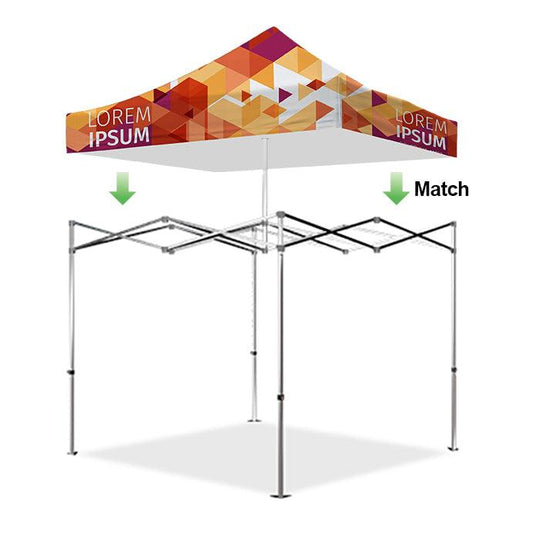 Premium 10' Tent Top (Full-Bleed Dye Sublimation)(Custom Size) - Soardist