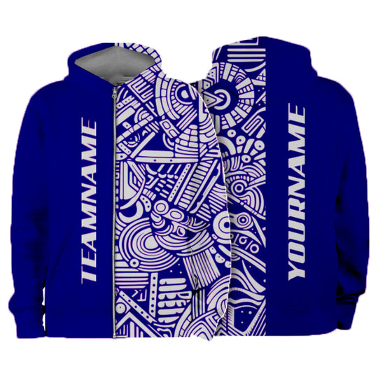 Full Zipper Hoodie (Full Dye Sublimation) #500025