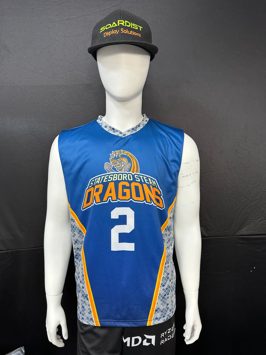 150GSM Mesh Jersey V Neck Sleeveless (Full Dye Sublimation) #500086