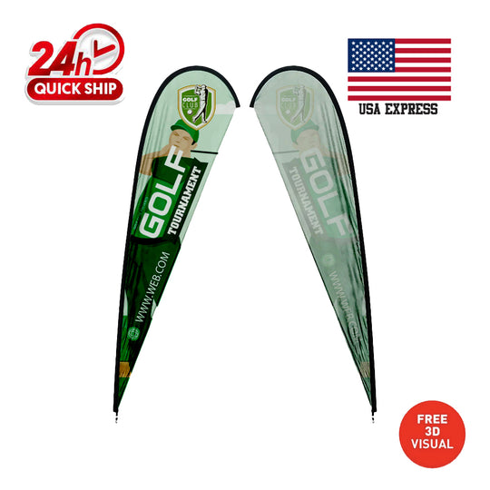 Premium 12' Teardrop Flags