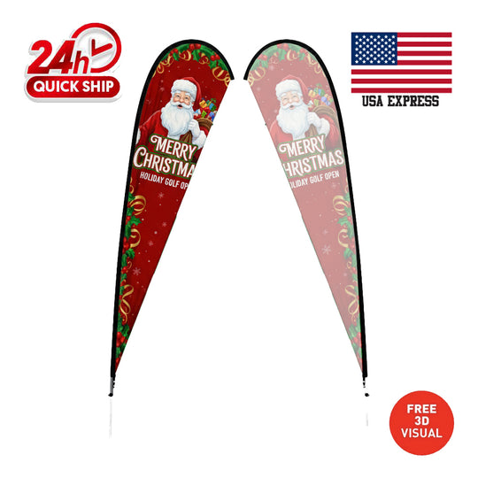 Premium 12' Teardrop Flags