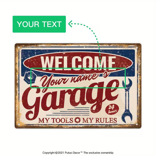 Vintage Garage Sign