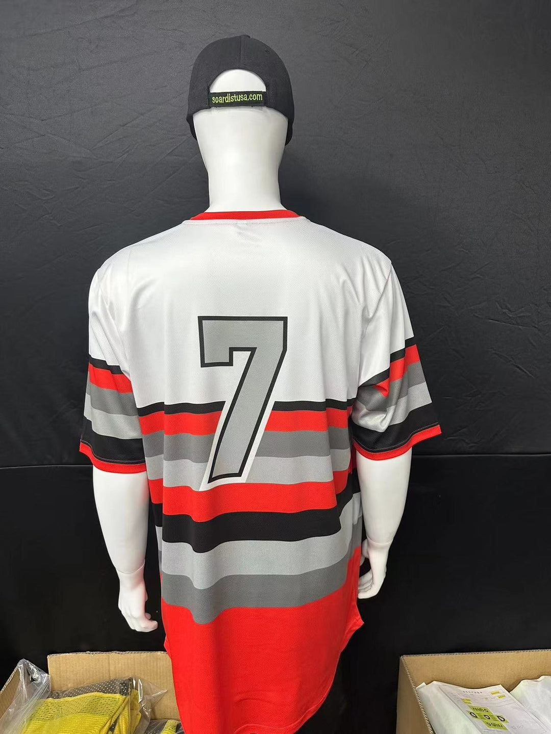 150GSM Mesh Jersey Custom 2 Button Baseball Jersey (Full Dye Sublimation) #50059