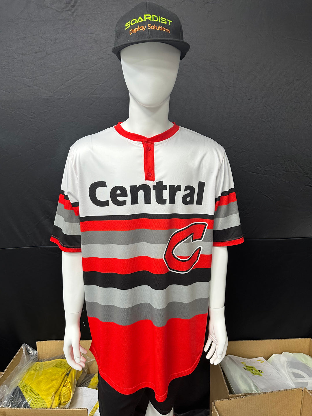 150GSM Mesh Jersey Custom 2 Button Baseball Jersey (Full Dye Sublimation) #50059