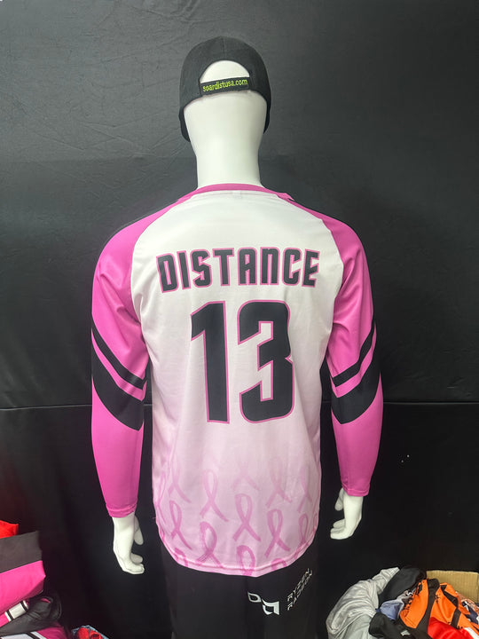 150GSM Mesh Jersey Long Sleeve V- neck (Full Dye Sublimation)#500004