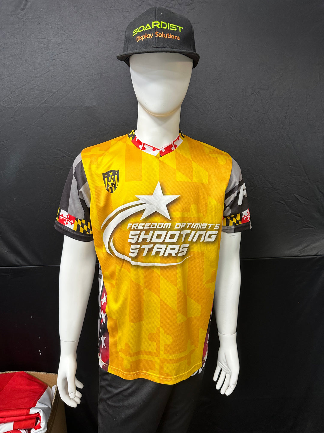 150GSM Mesh Jersey Short Sleeve V Neck (Full Dye Sublimation)#USA500001