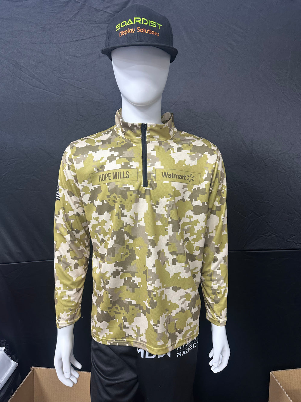 120GSM Milk Silk 1/4 Zipper Jacket (Full Dye Sublimation) #USA500059