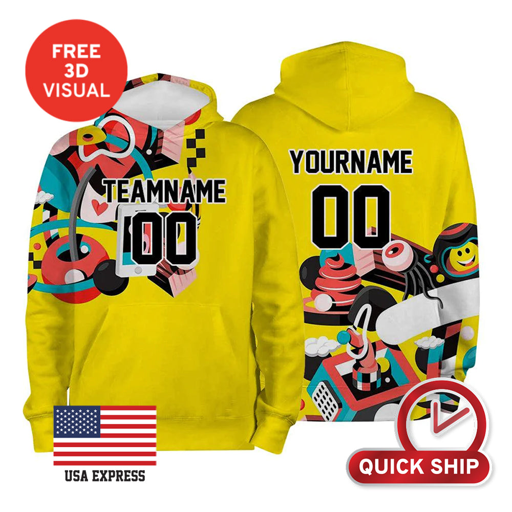 Hoodie Full Dye Sublimation #USA500016