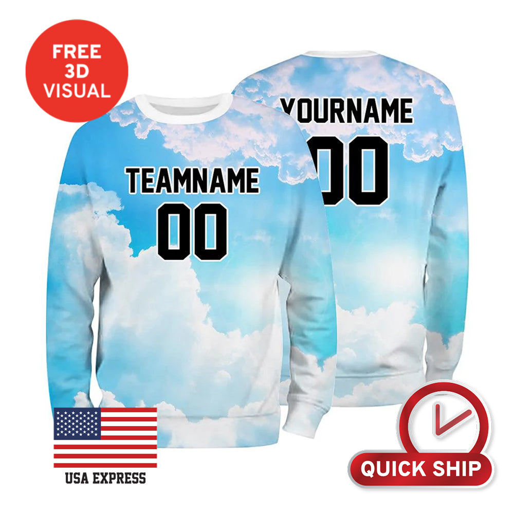 Sweatshirt Full Dye Sublimated #USA500019