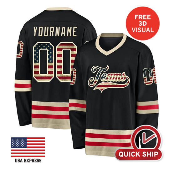 150GSM Mesh Jersey Custom Hockey Jersey (Full Dye Sublimation) #USA500021