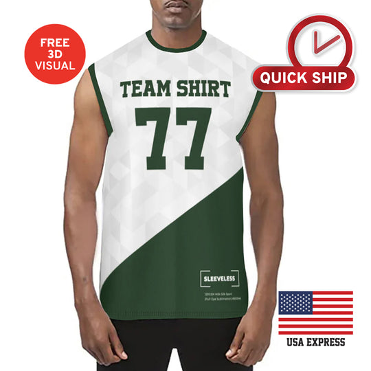 150GSM Mesh Jersey Crew Neck Sleeveless (Full Dye Sublimation) #USA500005