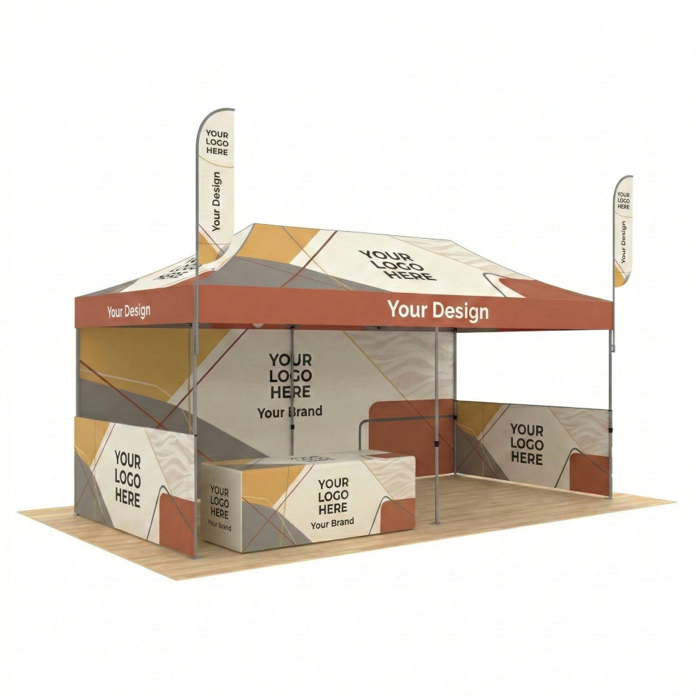 10' x 20' Custom Tent Package  (full-Bleed Dye Sublimation)