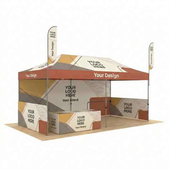 20' x 10' Custom Printed Canopy Tents