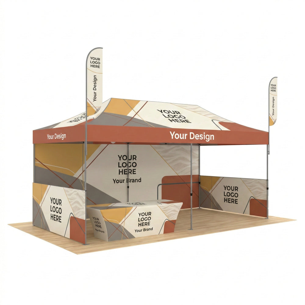 20' x 10' Custom Printed Canopy Tents