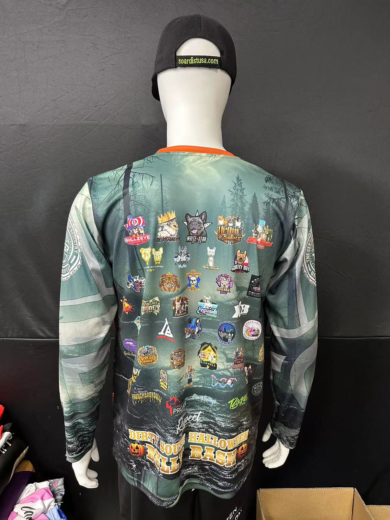 120GSM Milk Silk Long Sleeve Crew Neck (Full Dye Sublimation