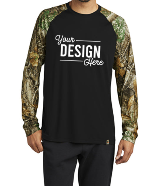 RU151LS Russell Outdoors™ Realtree® Colorblock Performance Long Sleeve Tee