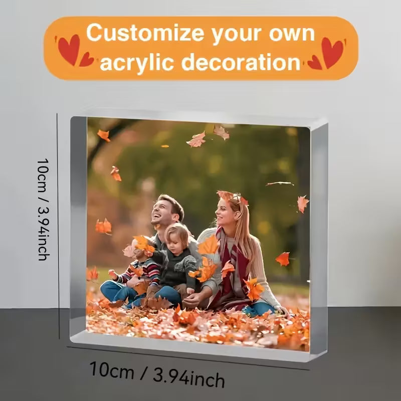 D Flat Acrylic Photo Display Frame