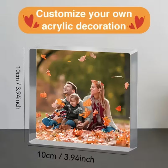 D Flat Acrylic Photo Display Frame