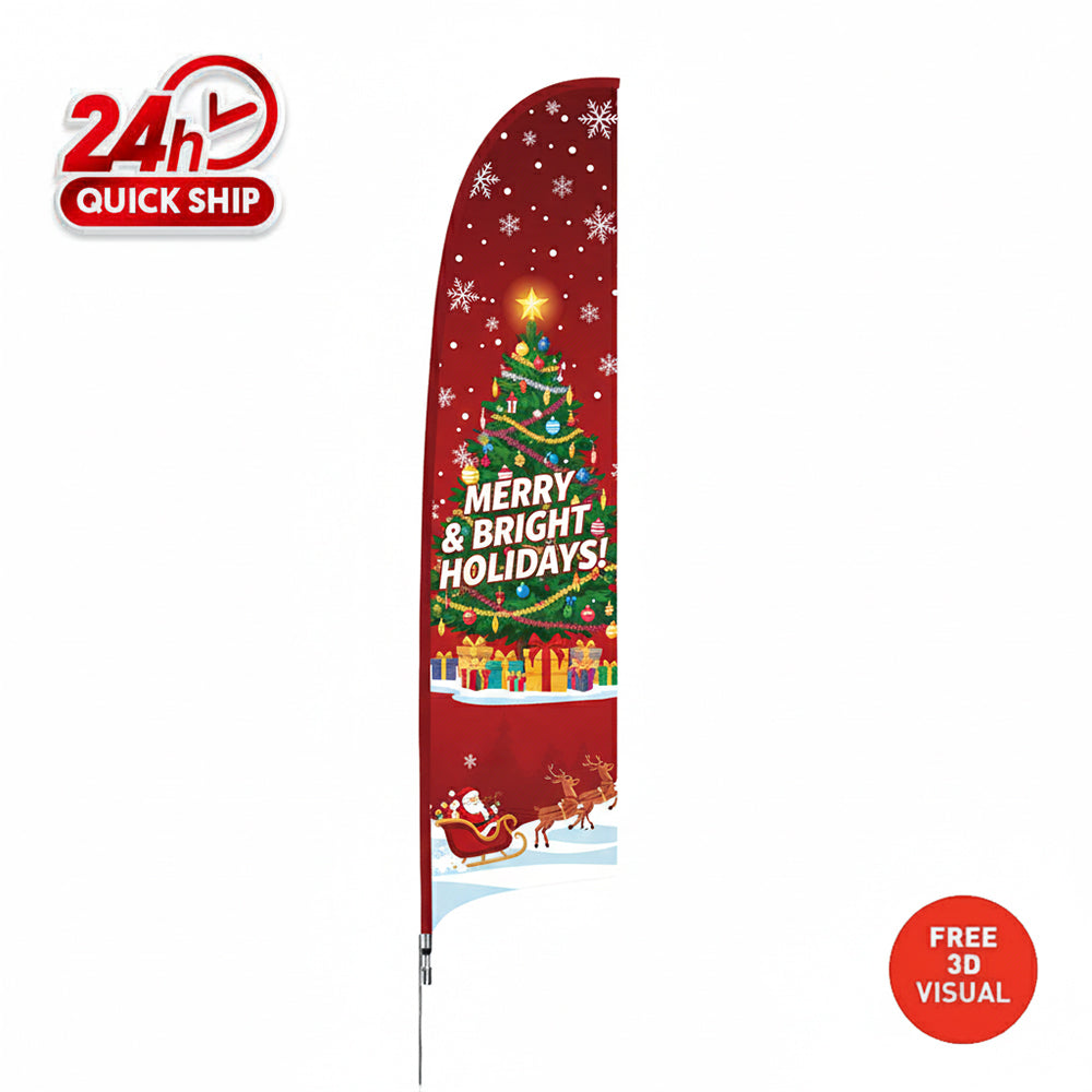 Premium 14' Concave Flags