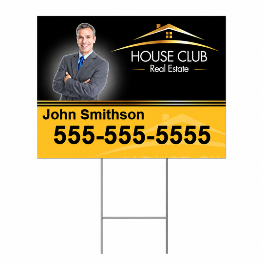 Yard Sign and H-Stake 24'' x 18''