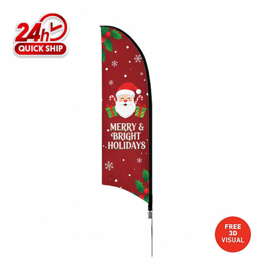 Premium 7' Concave Flags