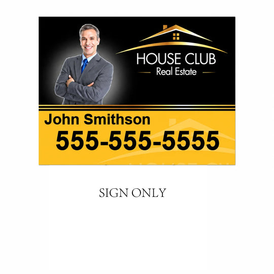 Yard Sign and H-Stake