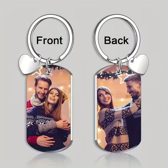 Personalized Photo Keychain FREE SHIPPING