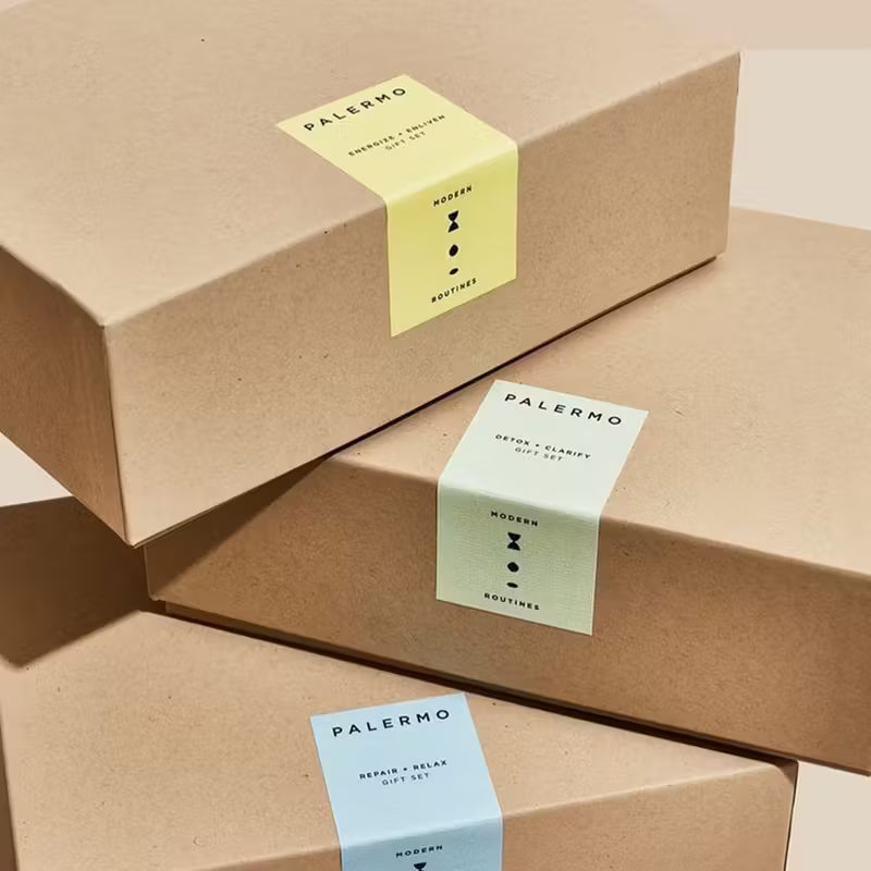 500pcs Custom Square Self-Adhesive Stickers & Labels