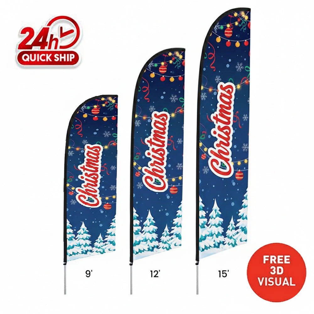 Premium Angled Flags