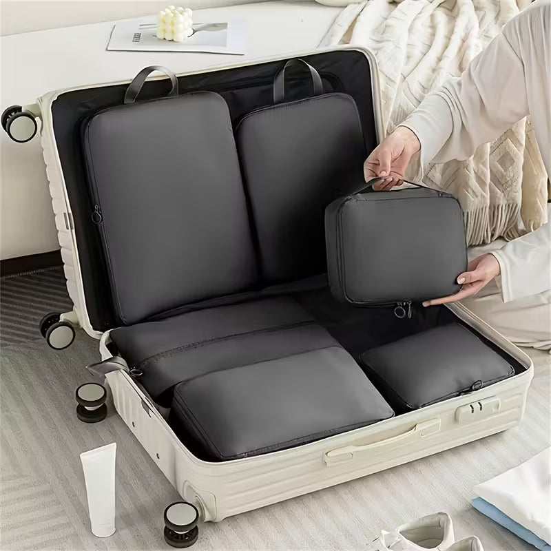 6pcs Personalized Travel Storage Bag Set
