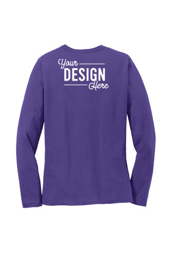 LPC54LS Port & Company® Ladies Long Sleeve Core Cotton Tee