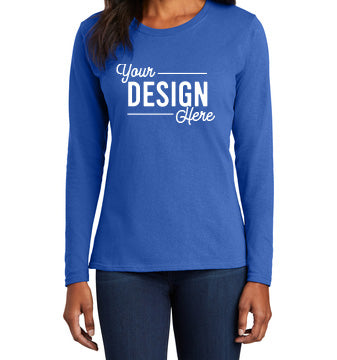 LPC54LS Port & Company® Ladies Long Sleeve Core Cotton Tee