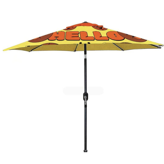 9' Outdoor Aluminum Patio Umbrella (Dye-Sublimation)