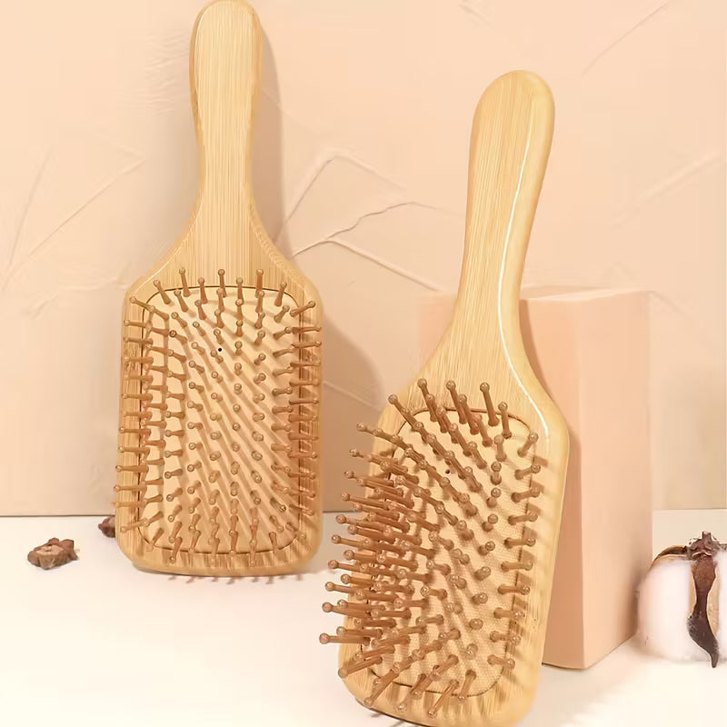 9.76'' Bamboo Hair Brush with Air Cushion