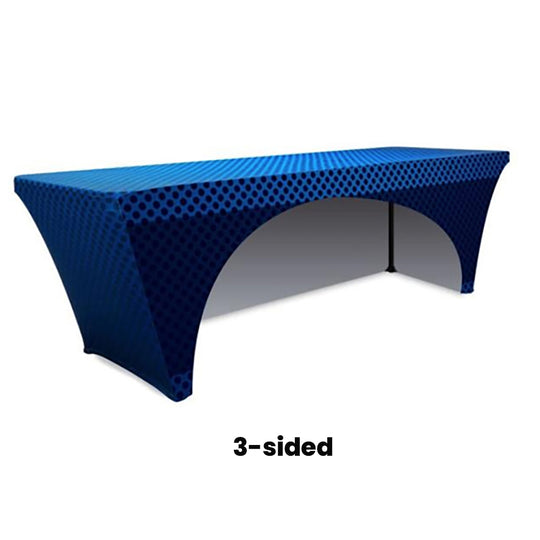 Premium Stretch Table Cover (Full-Color Dye Sublimation, Full Bleed)