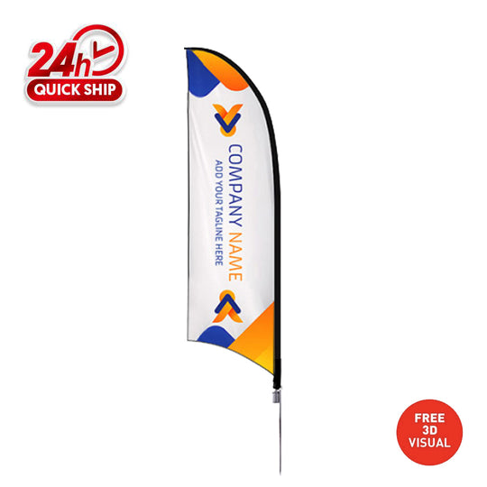 Premium 7' Concave Flags