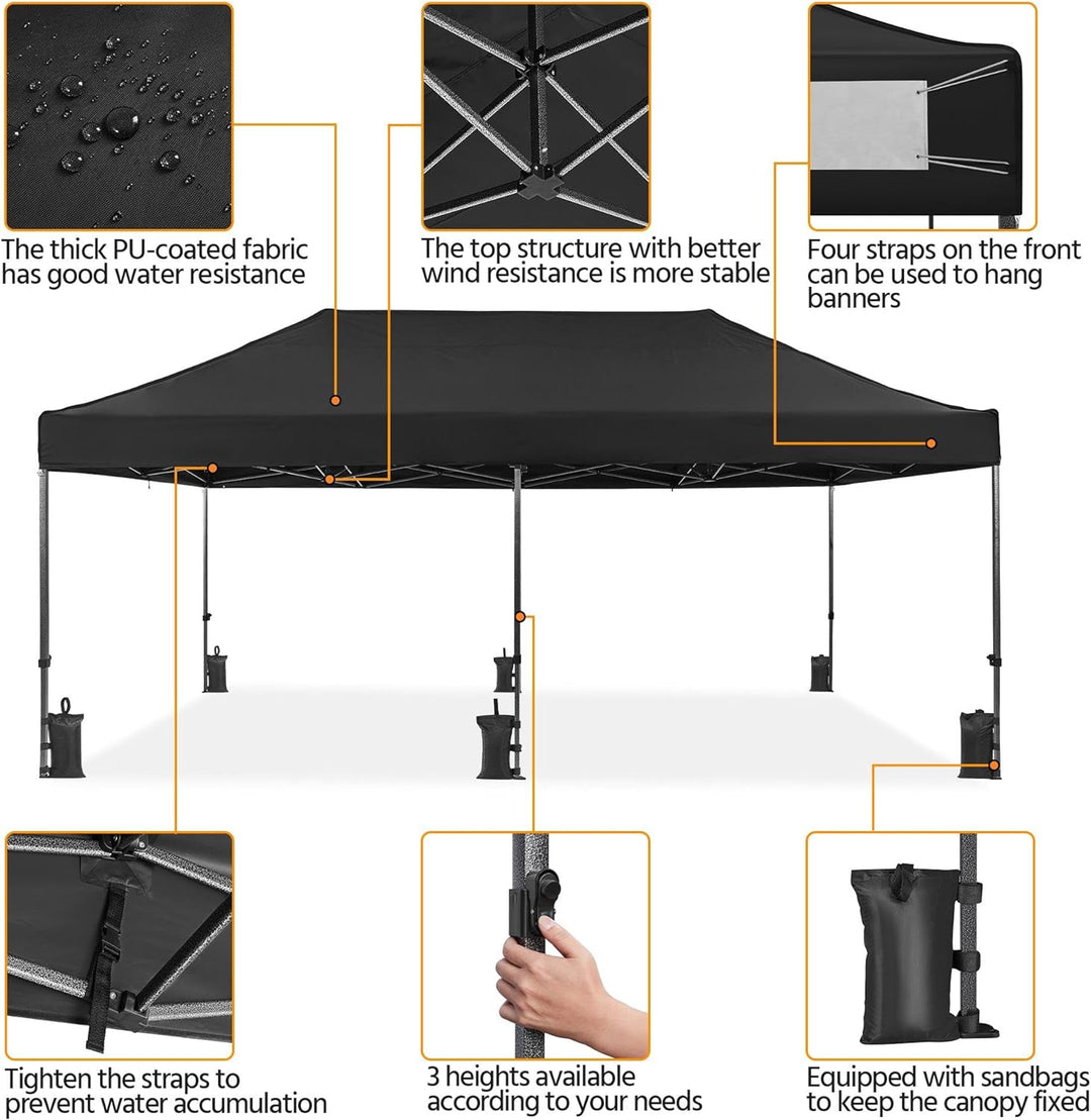 Premium Blank 20' Steel Tent Kit