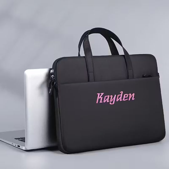 Personalized Laptop Bag with Custom Name