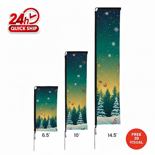 Premium Rectangle Flags