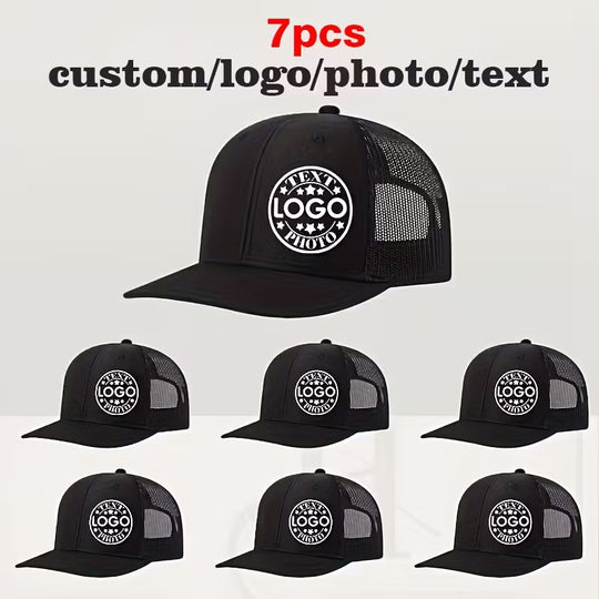 7-Pack Custom Trucker Hats