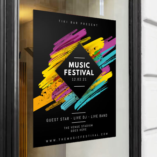 Premium Window Cling  per ft2